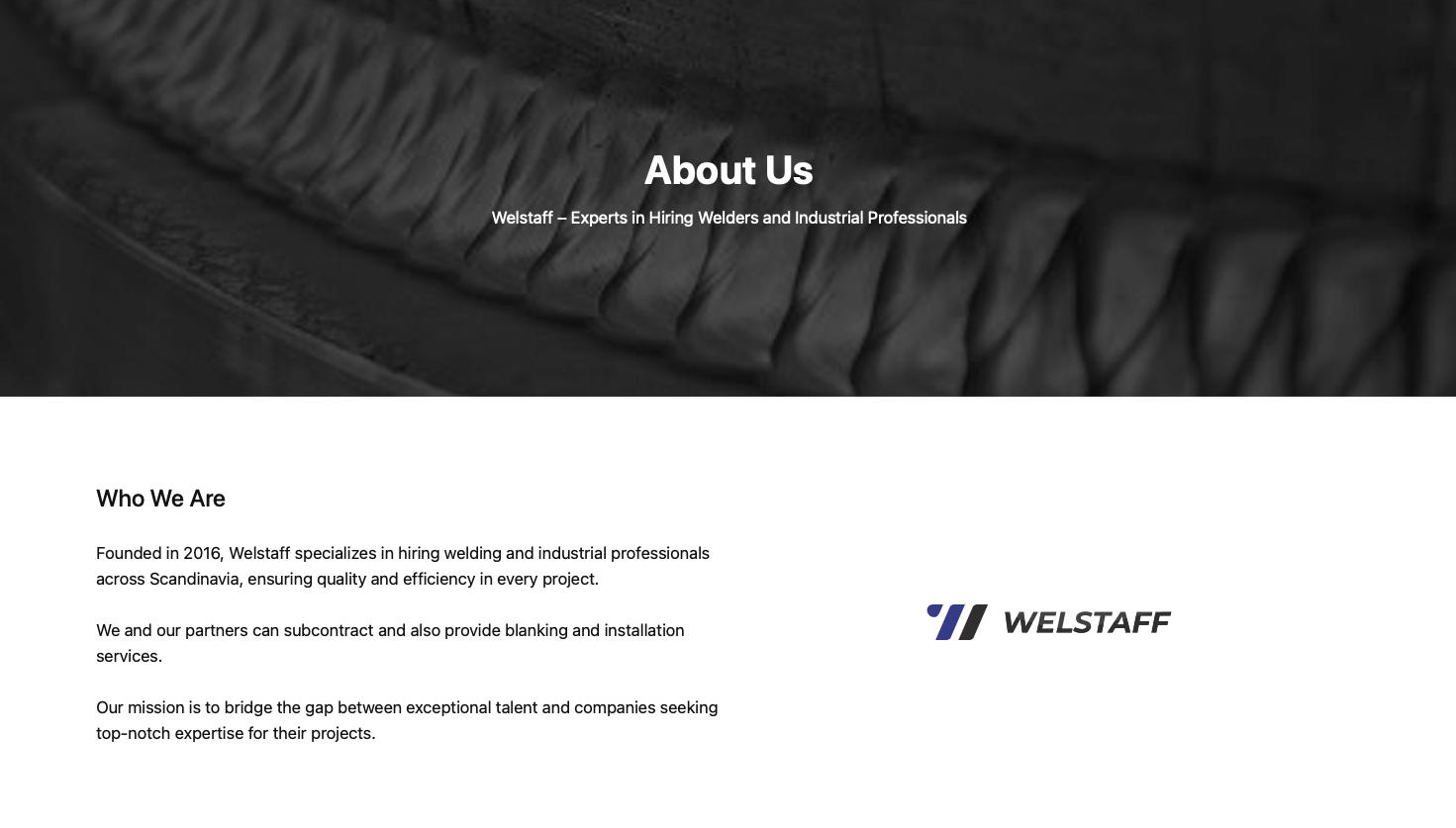 WelStaff — Industrial Staffing